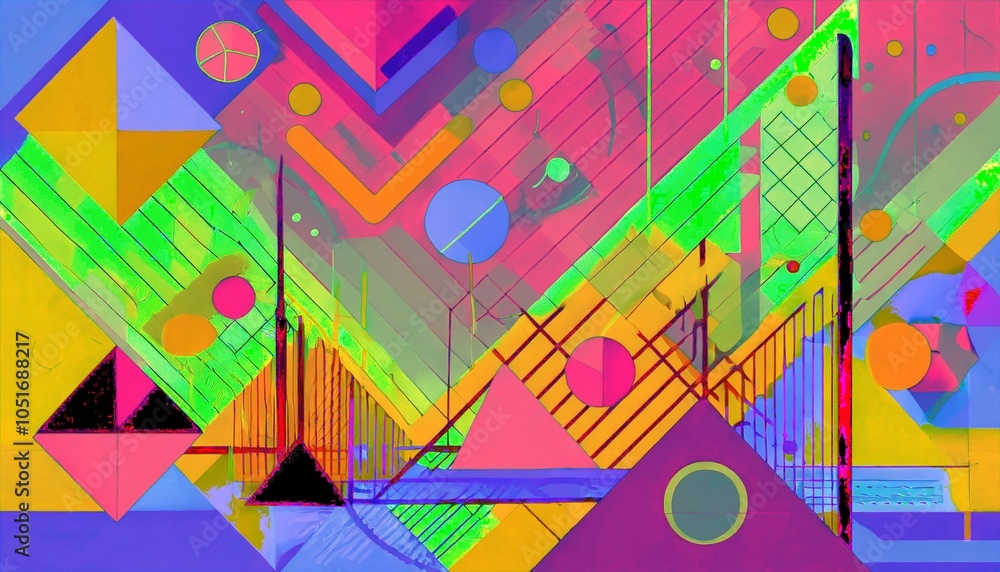 Abstract geometric colorful background Abstract geometric colorful background
