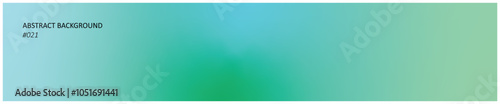 Abstract green and blue gradient long banner background with copy space for modern graphic design and illustration