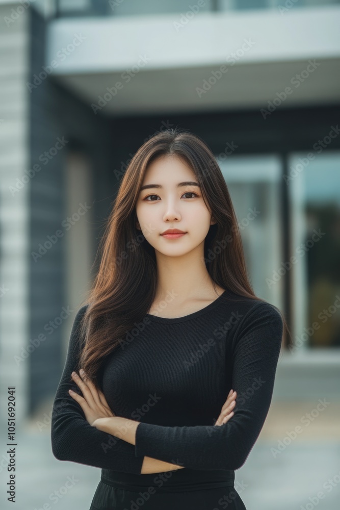 Woman in Black Dress Woman in Black Dress