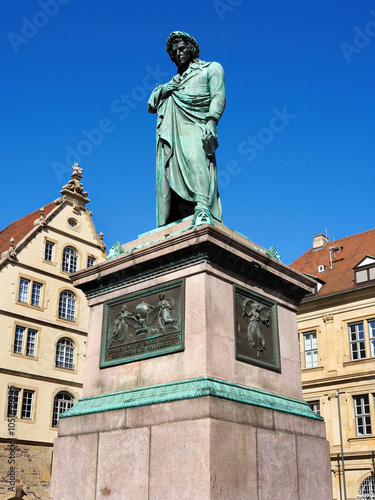 The Schiller Memorial, Stuttgart, Baden-Wurttemberg, Germany, Europe photo