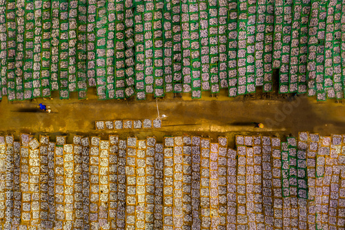 Drying fish in Vung Tau, Vietnam, Indochina, Southeast Asia, Asia