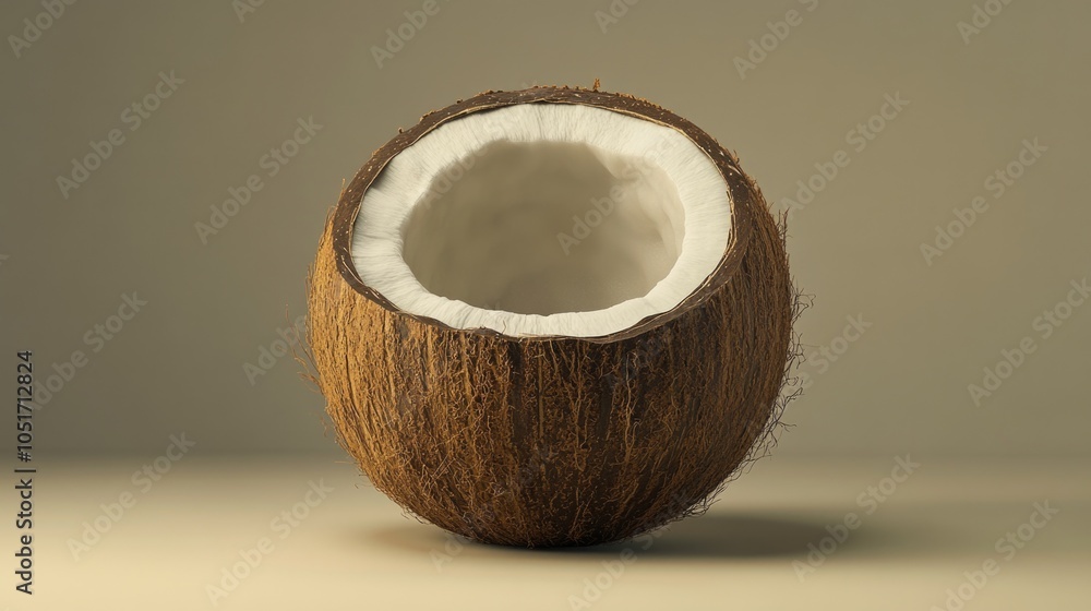 Coconut Shell Close Up Coconut Shell Close Up