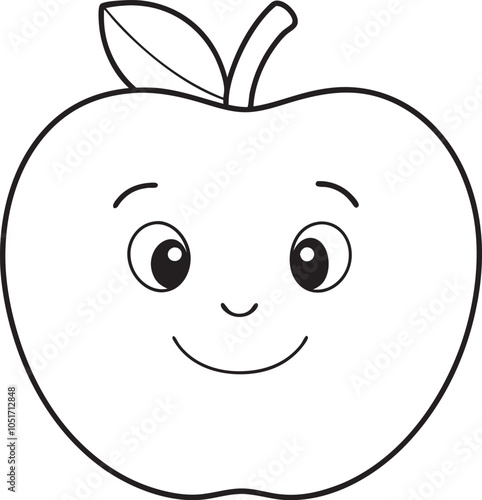 apple cartoon character