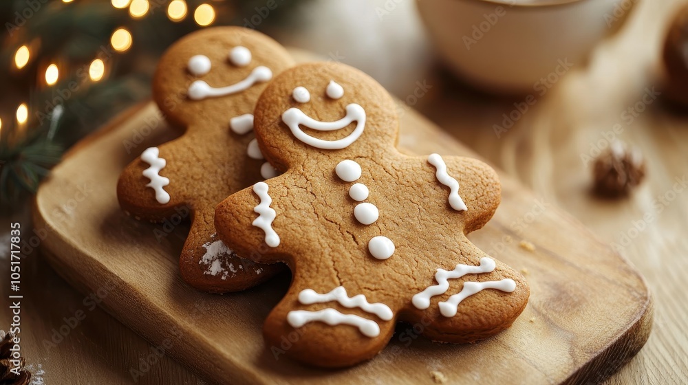 Freshly baked gingerbread cookies Freshly baked gingerbread cookies