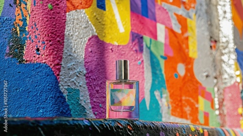 Capturing the Spirit of City Women with Street Art and Perfume photo