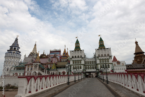 Russia Moscow Izmailovsky Kremlin on a sunny summer day photo