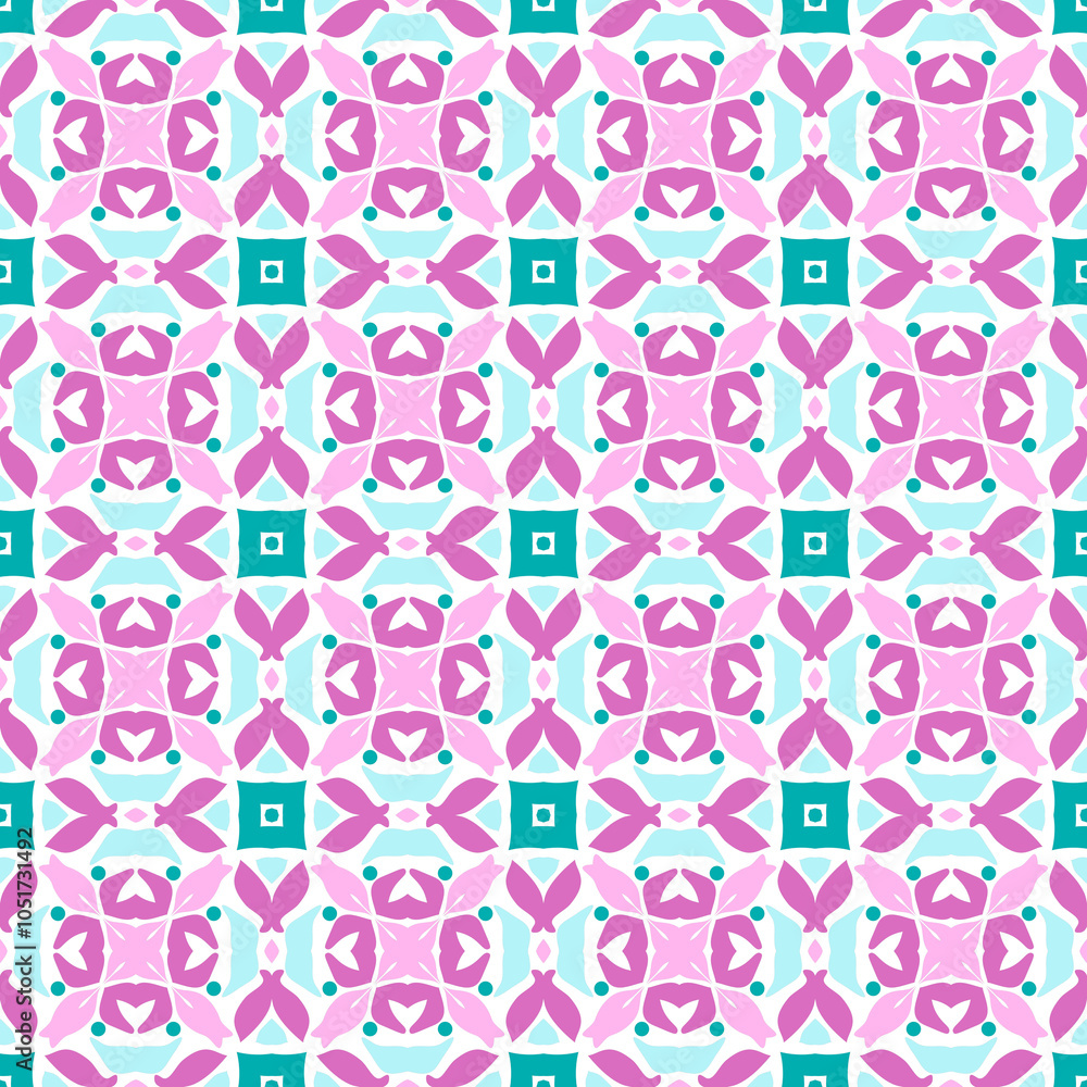 Vibrant Matrix seamless pattern