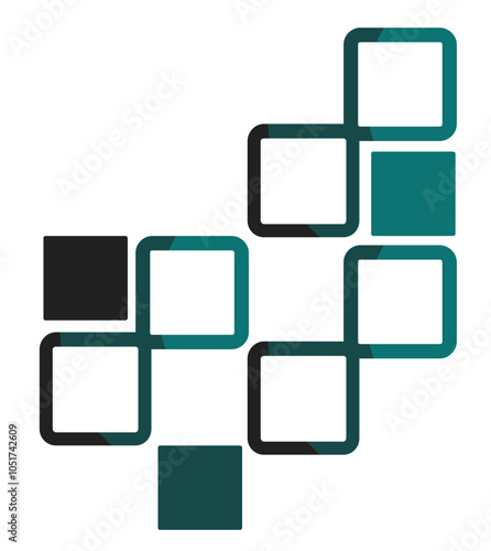 Square with infinity symbolism