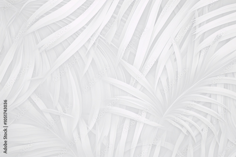 Obraz premium Palm tree pattern white hymenocallis backgrounds.