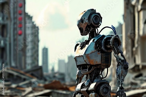 synopsis on a post apocalyptic earth a lone robotic sentinel pat photo