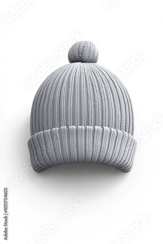 Cozy Grey Knit Beanie: A classic, warm, and stylish winter accessory. Perfect for chilly days and a cozy winter look. 