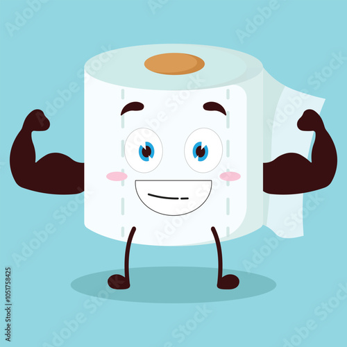 cute masculine healthy athlete expression of olive character