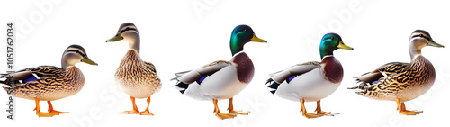 Duck isolated photo