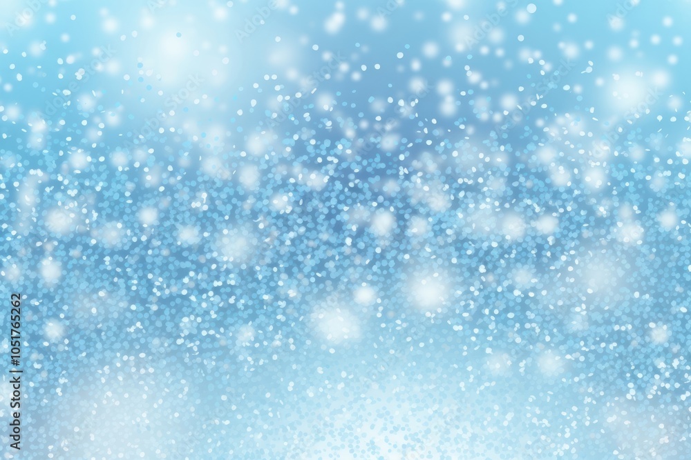 Fototapeta premium Shimmering pastel blue particles backgrounds christmas white.