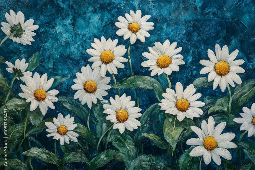 Obraz premium Daisy flower with generative ai
