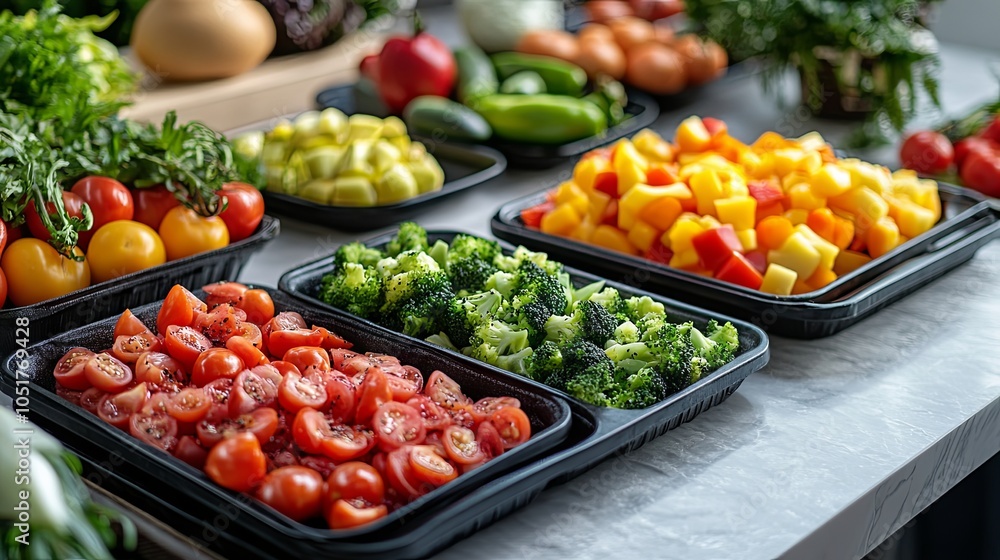 Vibrant Vegetable Platter: Fresh and Healthy Food Styling Vibrant Vegetable Platter: Fresh and Healthy Food Styling