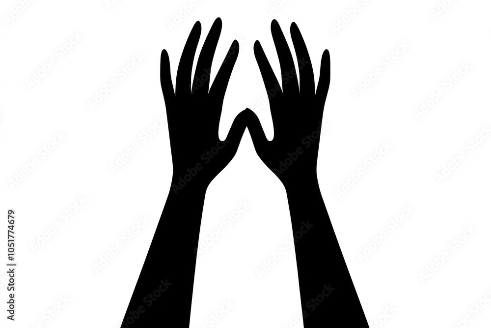 Obraz premium An icon of hands in support, with one hand lifting another, indicating solidarity and mutual aid in a democratic context.