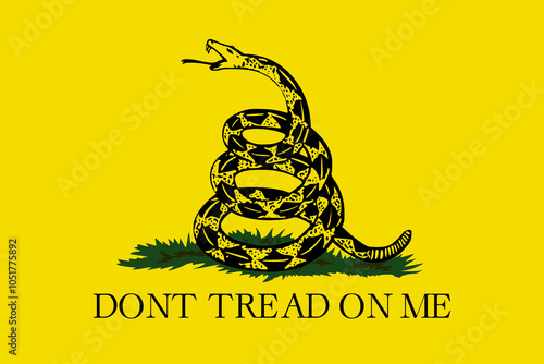 Gadsden flag. Dont Tread on Me flag