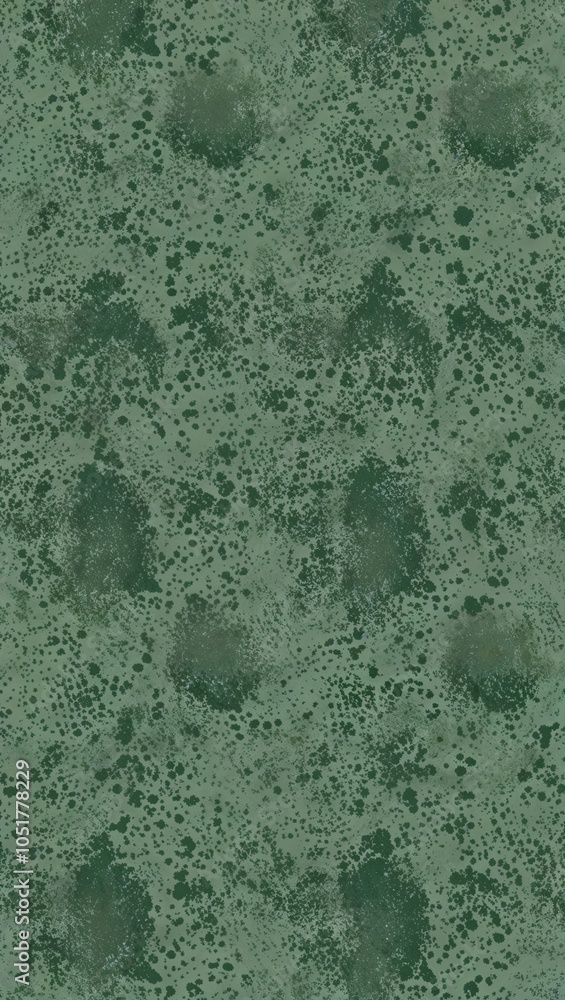 Muted emerald and moss green rough brush specks with texture pattern Muted emerald and moss green rough brush specks with texture pattern
