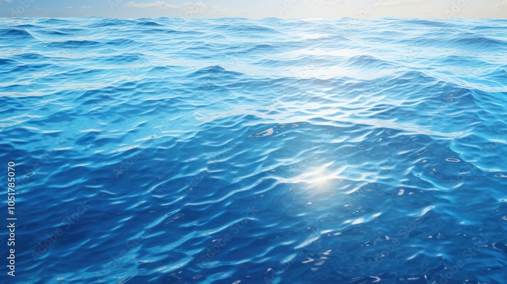 the dark blue sea surface, highlighting the gentle undulations that create a mesmerizing pattern. the dark blue sea surface, highlighting the gentle undulations that create a mesmerizing pattern.