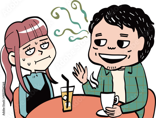 おじさんとの会話に困る若い女性