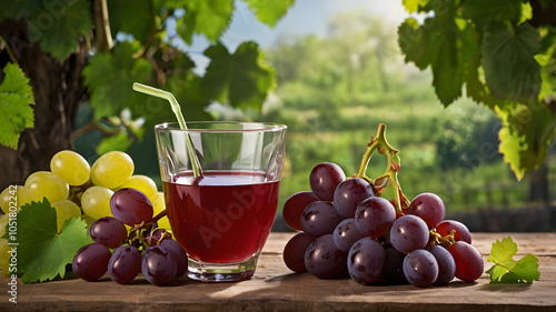 grapes juice photo