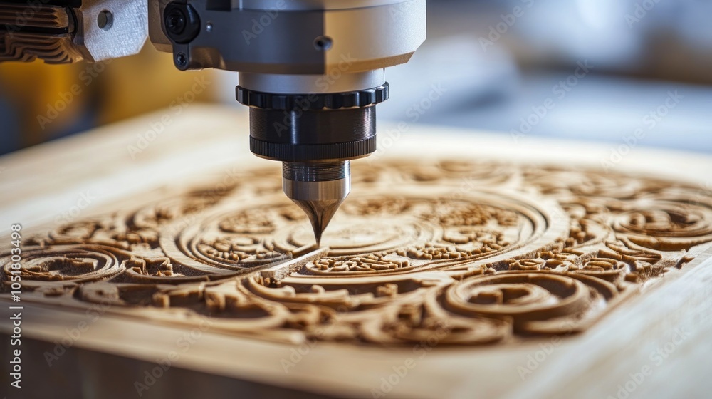 CNC Machine Carving Wooden Ornament CNC Machine Carving Wooden Ornament