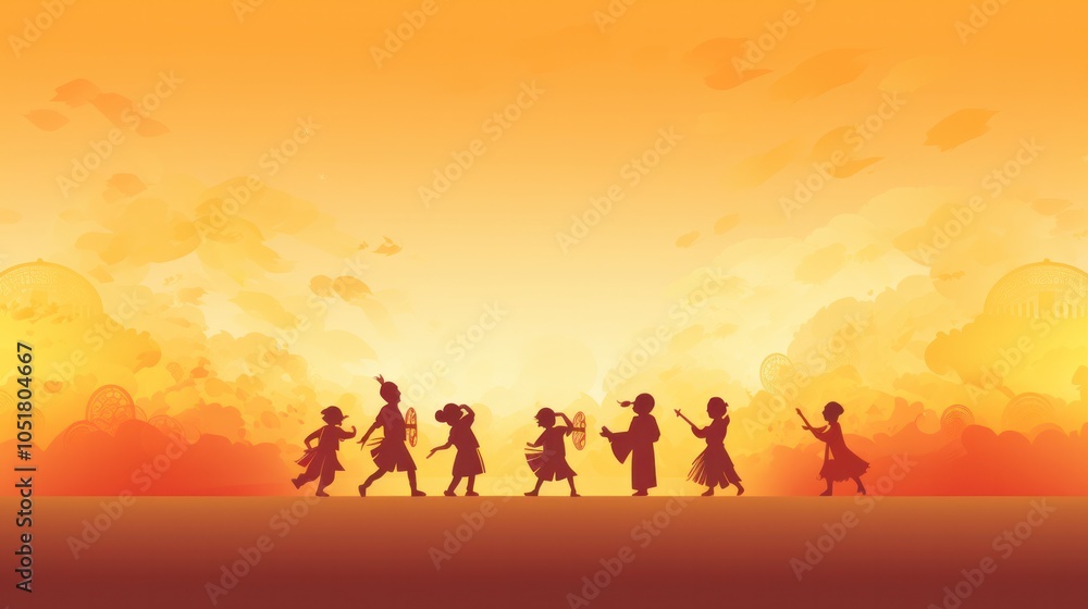 Fototapeta premium A festive gradient background for Chinese New Year cards,