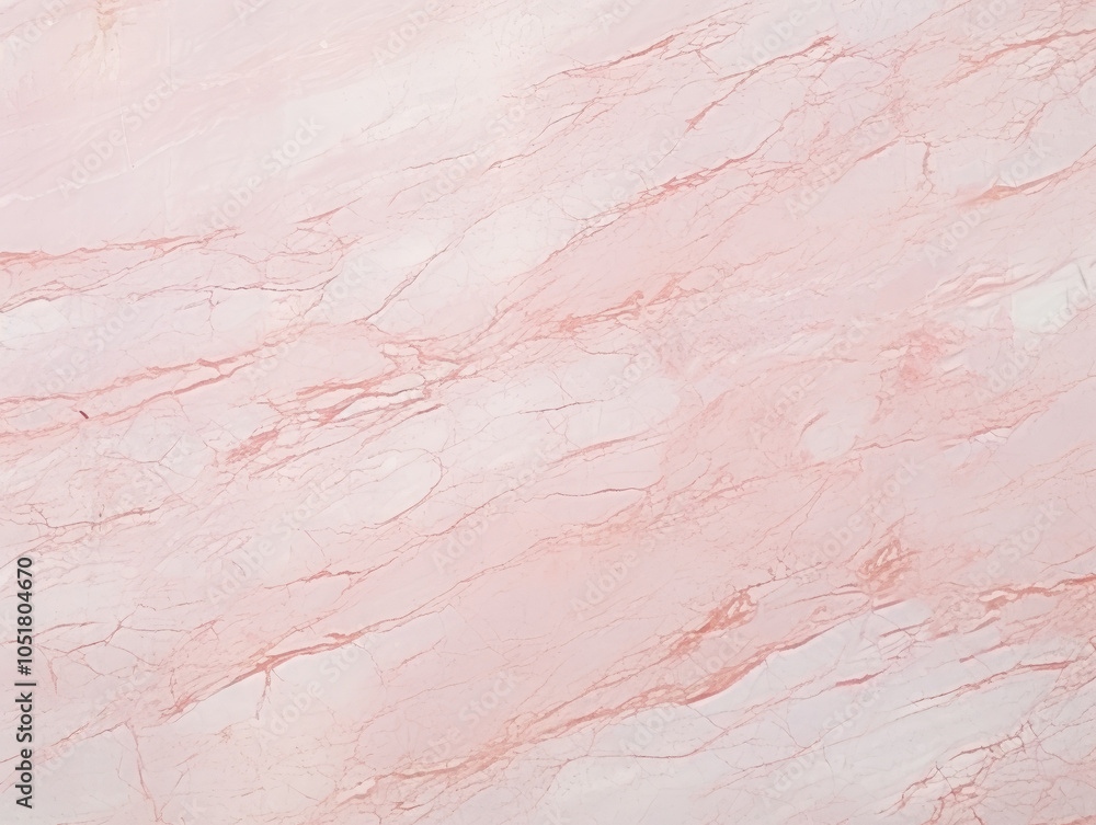 Delicate light pink marble featuring an intricate web of veins creates a sophisticated and serene atmosphere for architectural designs. Delicate light pink marble featuring an intricate web of veins creates a sophisticated and serene atmosphere for architectural designs.