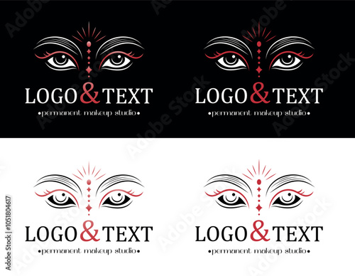 Elegant Eye Logo for Permanent Makeup Studio