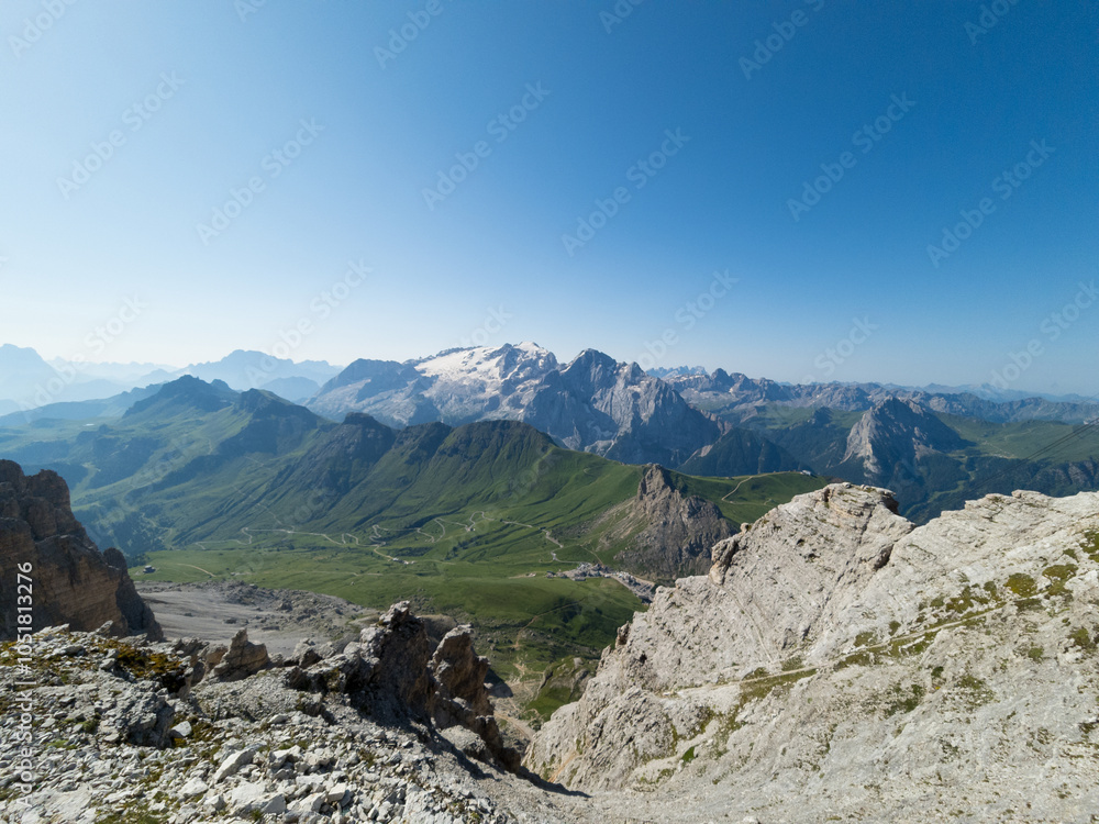 Sass Pordoi - Dolomites - Italy Sass Pordoi - Dolomites - Italy