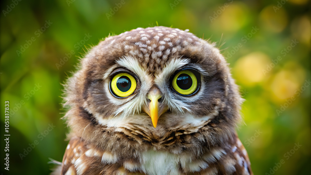 Obraz premium owl close up background