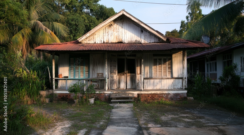 old wooden house in the forest old wooden house in the forest