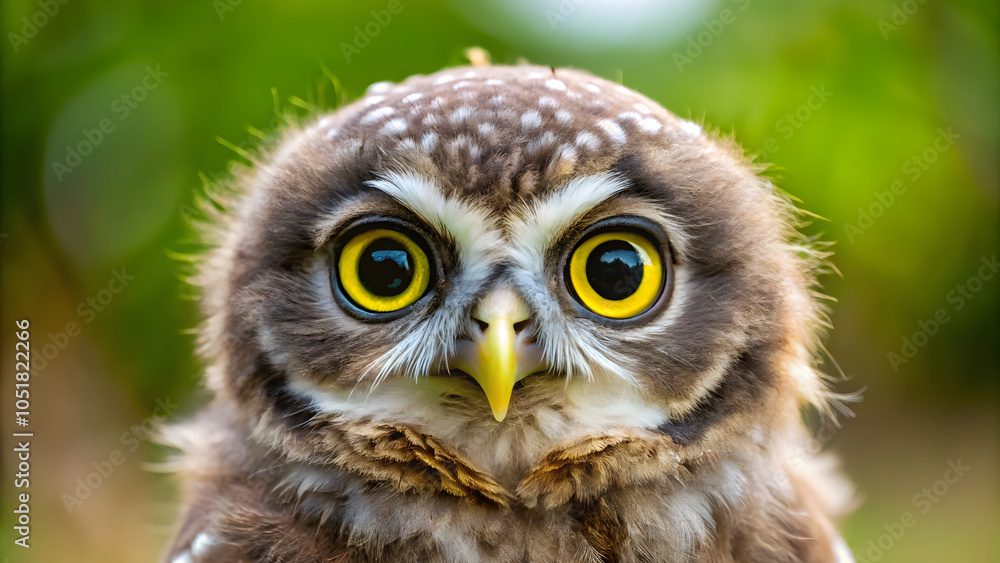 Obraz premium owl close up background