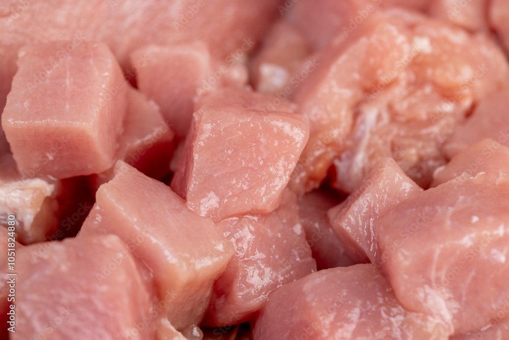 piece of pork fillet on a cutting board