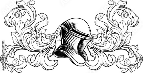 Coat of Arms Crest Knight H...