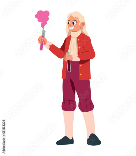 isaac newton making experiment