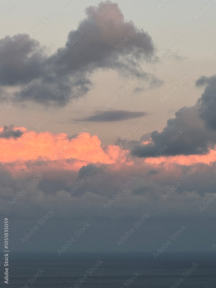 Fototapeta premium sunset over the sea