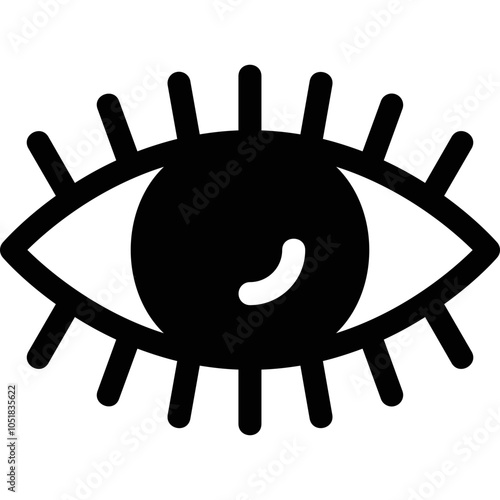 Simple vector icon eye