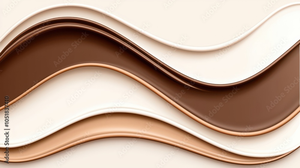 Obraz premium Abstract Liquid Swirls Design