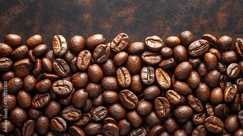 Wallpaper Mural Background of roasted coffee beans close up Torontodigital.ca