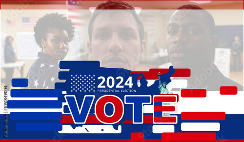 people voting and the word ...