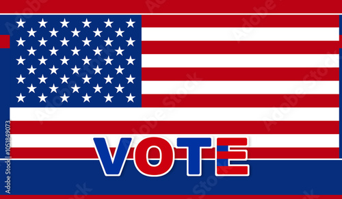 the word vote for the presi...