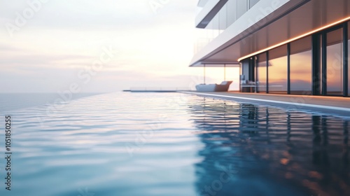 Modern Luxury Home with Infinity Pool photo