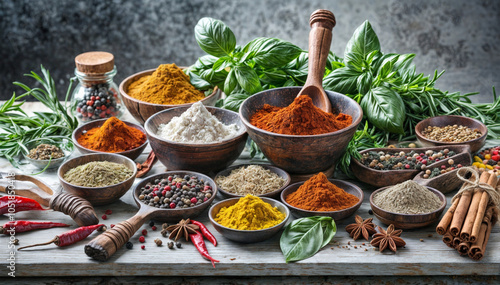 Vielfalt an Gewürzen – Aromatische Kräuter und Gewürzmischungen