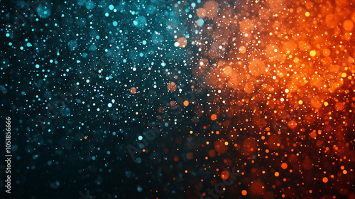 Dark grainy banner background orange white teal black color gradient abstract poster header cover backdrop design, glowing noise texture effect