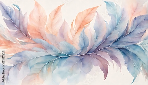 abstract background with feathers