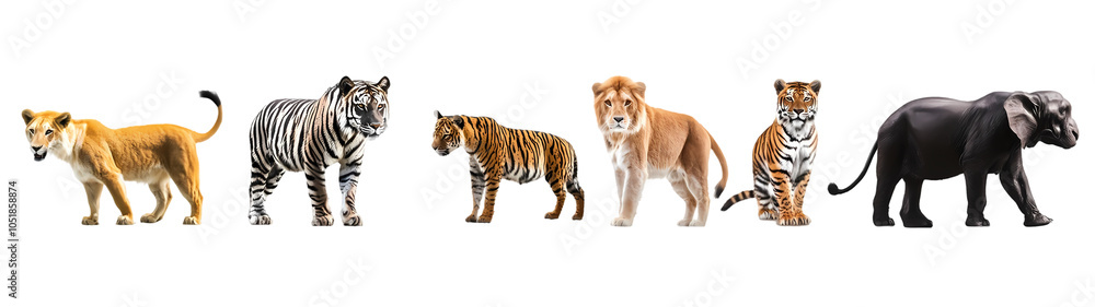 Fototapeta premium Okapi full body isolate