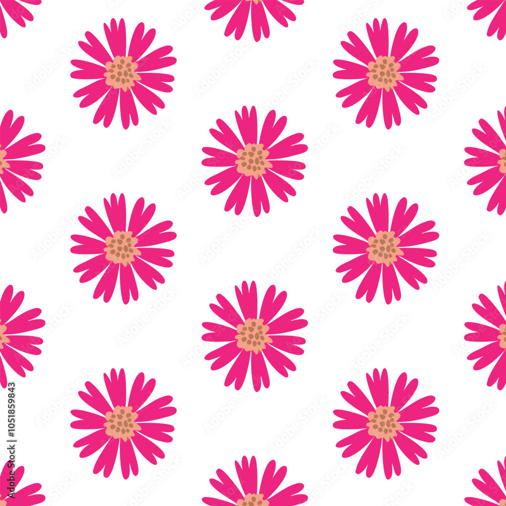 Seamless wildflowers pattern, vector illustration, Hand-drawn botanical element, doodle floral background, minimal botanical art, cute polka flowers wallpaper. EPS 10. Seamless wildflowers pattern, vector illustration, Hand-drawn botanical element, doodle floral background, minimal botanical art, cute polka flowers wallpaper. EPS 10.