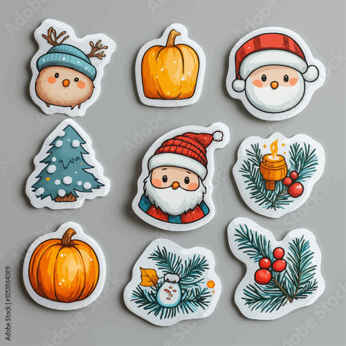 Funny Winter Quotes, Die Cut Vinyl Stickers
